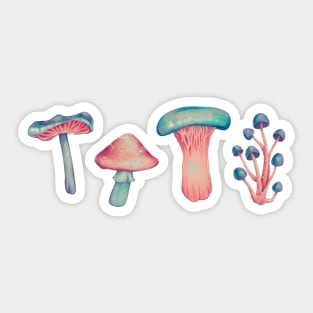 Cosmic Mushrooms Sticker